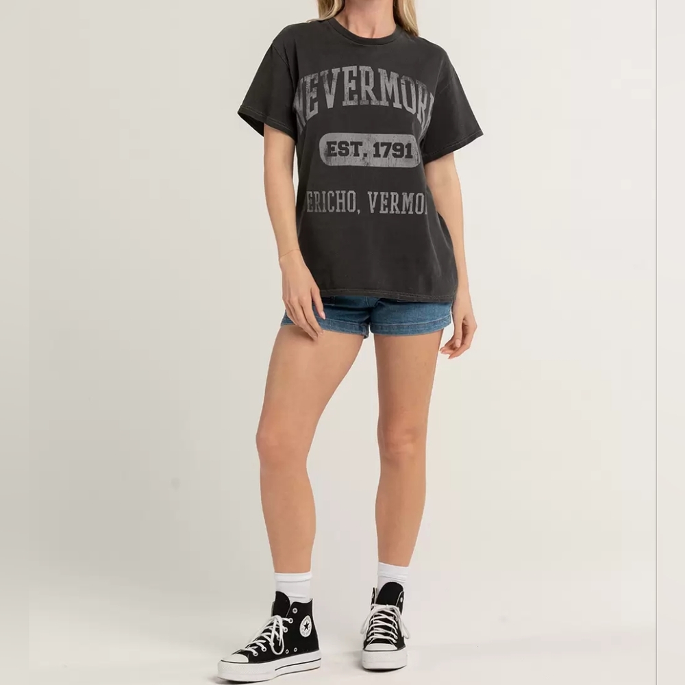 Wednesday Addams Nevermore Academy Tee - Picture 4 of 7